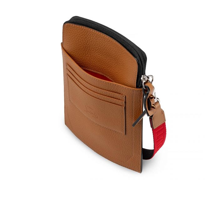 Christian Louboutin Loubilab Classic Læder Pouches Pouches Herre Brune | DK-62531