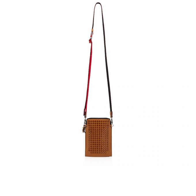 Christian Louboutin Loubilab Classic Læder Messenger Bags Messenger Taske Herre Brune | DK-85893