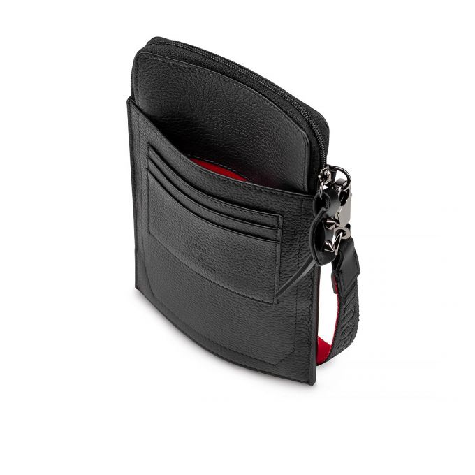 Christian Louboutin Loubilab Gomme Messenger Bags Messenger Taske Herre Sort | DK-01260