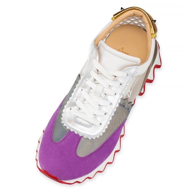 Christian Louboutin Loubishark Flade Vv/Clf Lame/Cl Version Pvc Sneakers Sneakers Herre Flerfarvede | DK-13249