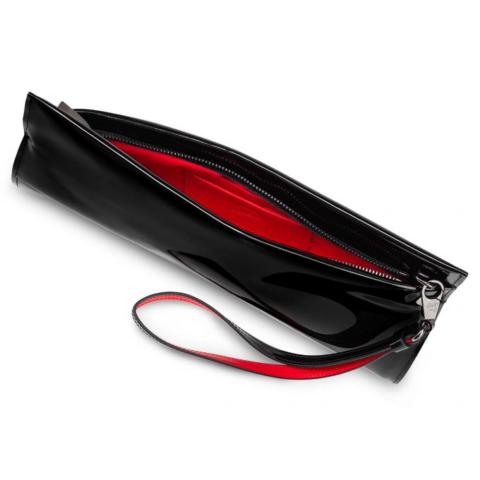 Christian Louboutin Loubitwist Clutch Classic Læder Evening Bags Evening Bags Dame Sort | DK-54347