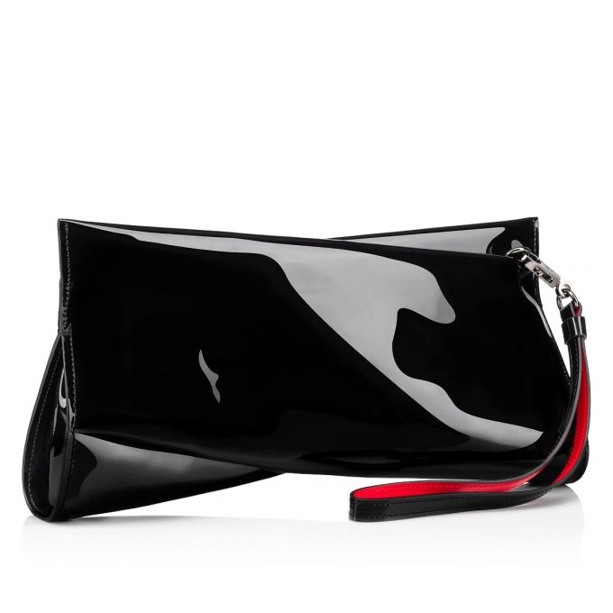 Christian Louboutin Loubitwist Clutch Classic Læder Evening Bags Evening Bags Dame Sort | DK-54347