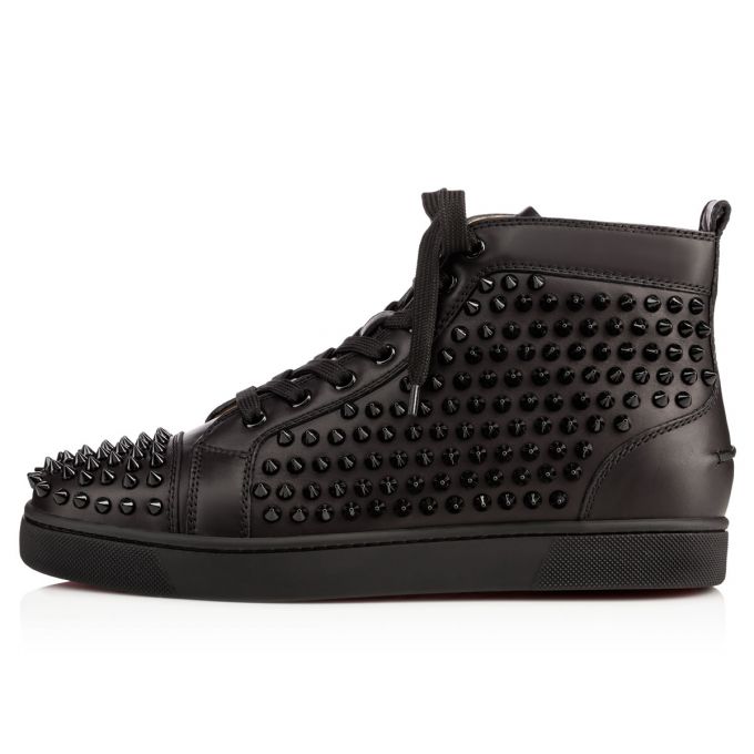 Christian Louboutin Louis 000 Calf Sneakers Sneakers Herre Sort | DK-80370