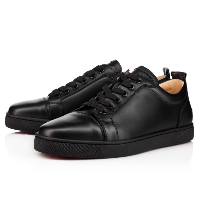 Christian Louboutin Louis Junior 000 Calf Sneakers Sneakers Herre Sort | DK-67312