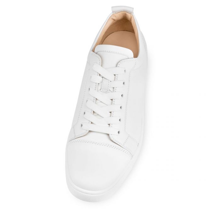 Christian Louboutin Louis Junior 000 Calf Sneakers Sneakers Herre Hvide | DK-78887