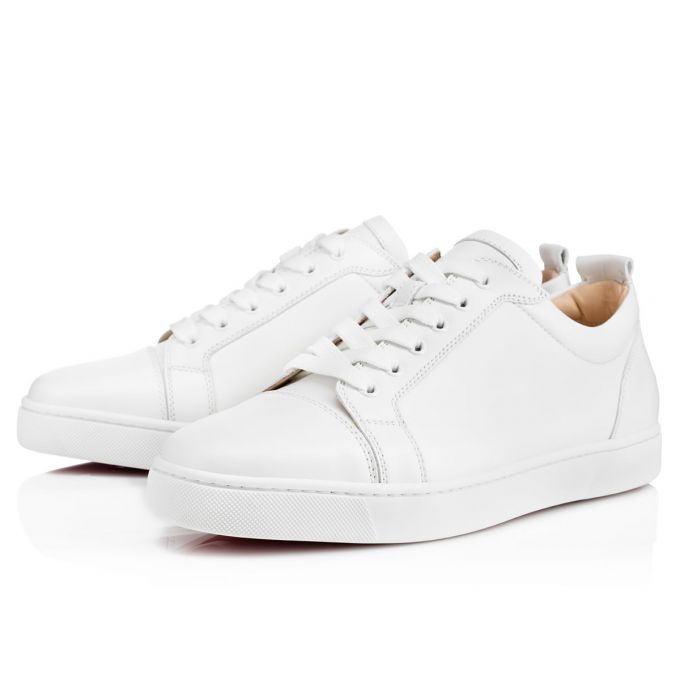 Christian Louboutin Louis Junior 000 Calf Sneakers Sneakers Herre Hvide | DK-78887