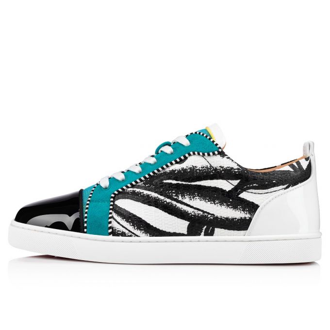 Christian Louboutin Louis Junior Orlato Bomulds Sneakers Sneakers Herre Flerfarvede | DK-06814