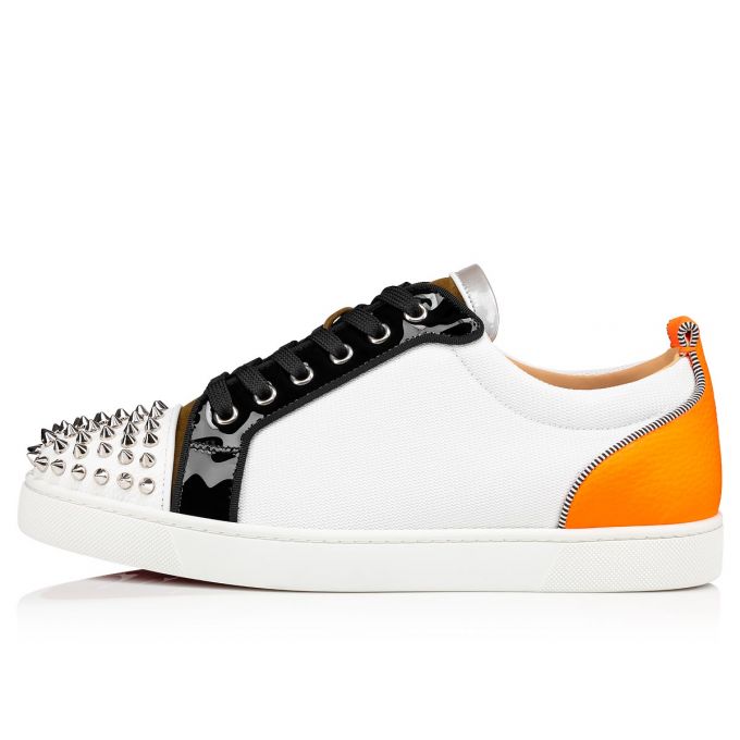 Christian Louboutin Louis Junior Spikes Orlato Creative Fabric Sneakers Sneakers Herre Flerfarvede | DK-16274