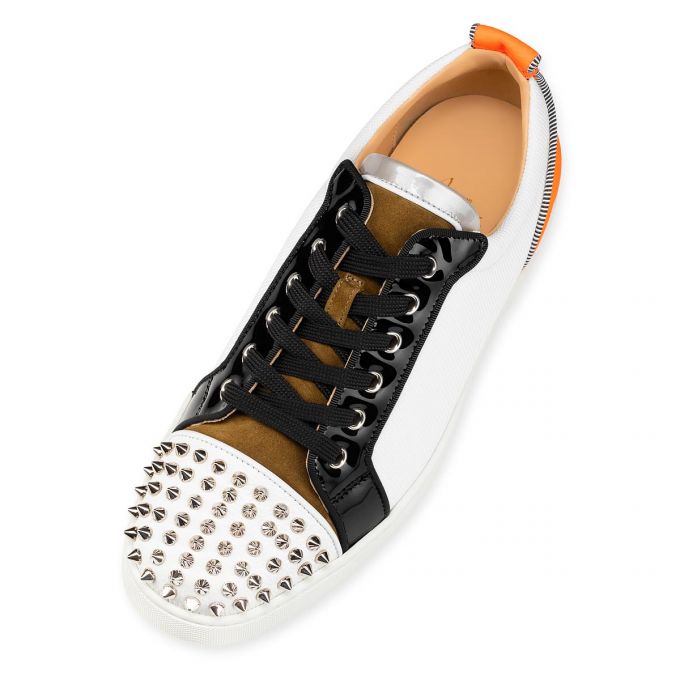 Christian Louboutin Louis Junior Spikes Orlato Creative Fabric Sneakers Sneakers Herre Flerfarvede | DK-16274