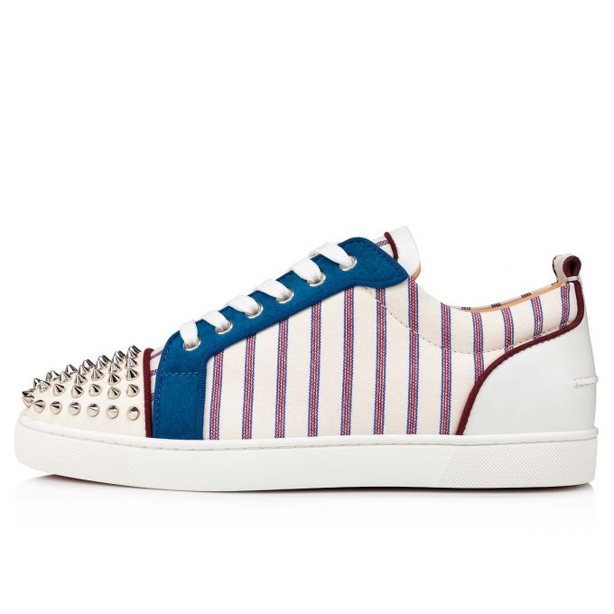 Christian Louboutin Louis Junior Spikes Orlato Calf Sneakers Sneakers Herre Flerfarvede | DK-73173