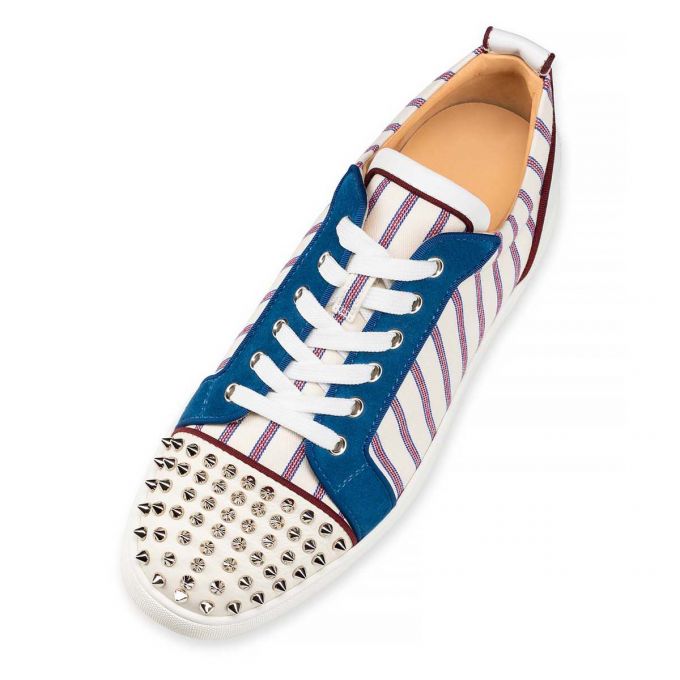 Christian Louboutin Louis Junior Spikes Orlato Calf Sneakers Sneakers Herre Flerfarvede | DK-73173