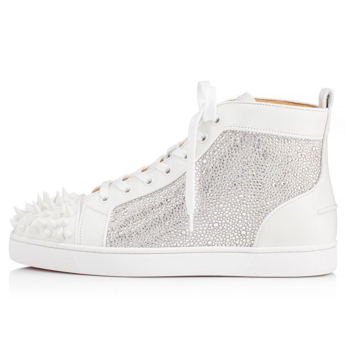 Christian Louboutin Louis No Limit Calf Sneakers Sneakers Herre Hvide | DK-08037