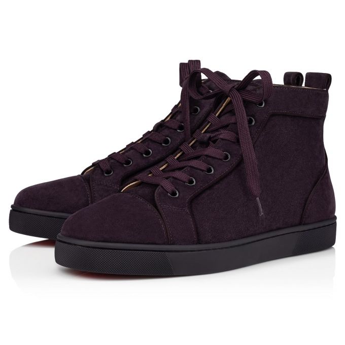 Christian Louboutin Louis Orlato 000 Veau Velours Sneakers Sneakers Herre Blå | DK-53830