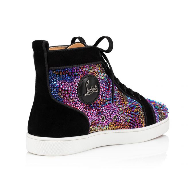 Christian Louboutin Louis Orlato Bling Bang Version Strass Sneakers Sneakers Herre Flerfarvede | DK-17007