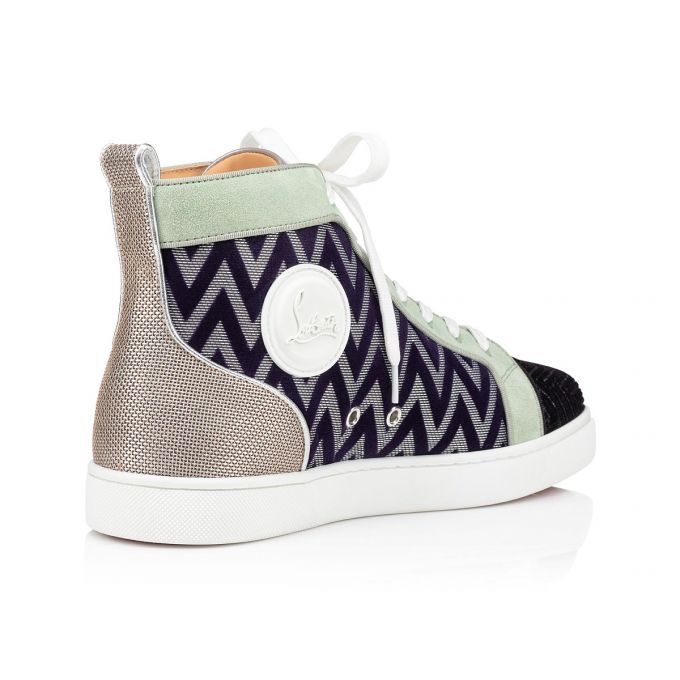 Christian Louboutin Louis Orlato Creative Fabric Sneakers Sneakers Herre Flerfarvede | DK-05430