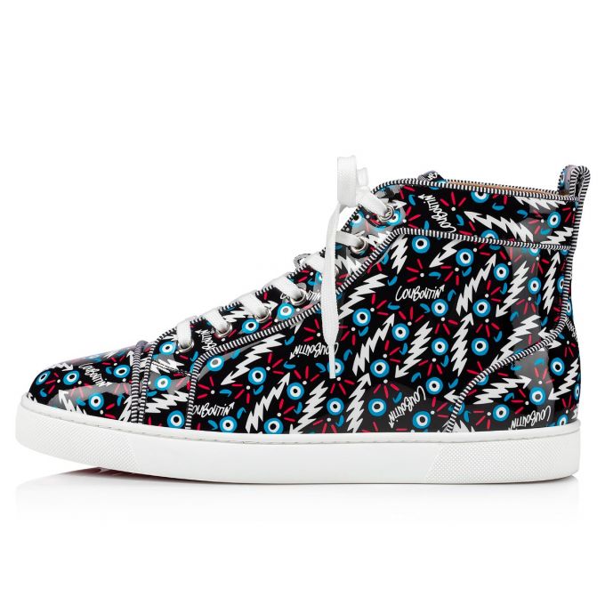 Christian Louboutin Louis Orlato Creative Læder Sneakers Sneakers Herre Sort | DK-28751