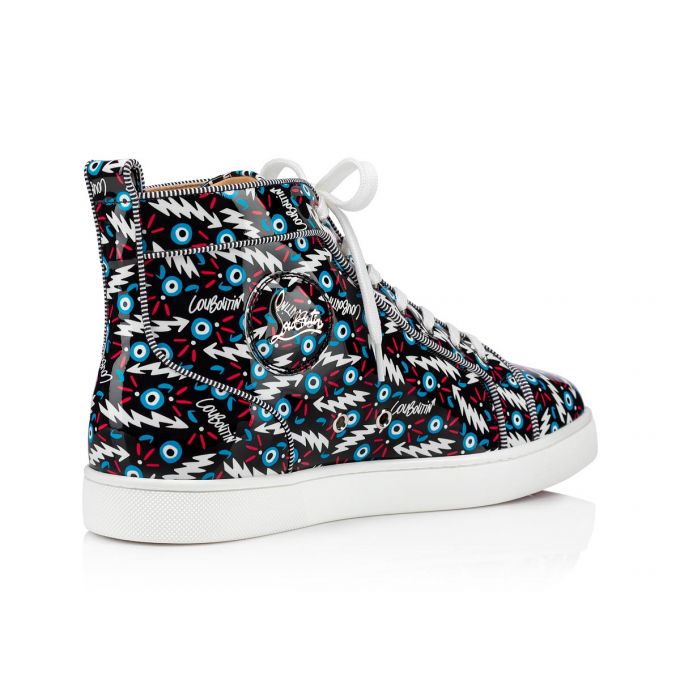 Christian Louboutin Louis Orlato Creative Læder Sneakers Sneakers Herre Sort | DK-28751