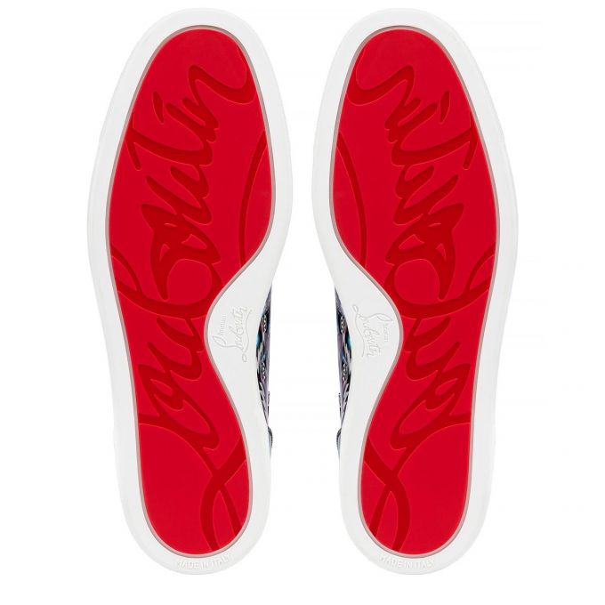 Christian Louboutin Louis Orlato Creative Læder Sneakers Sneakers Herre Sort | DK-28751