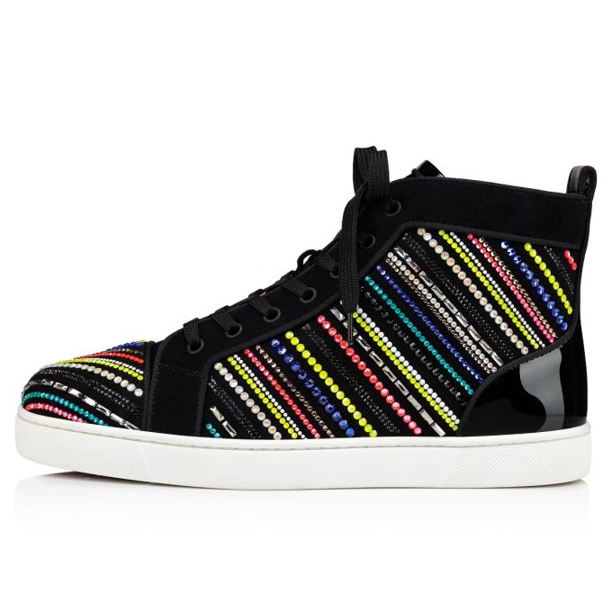 Christian Louboutin Louis Rays Sneakers Sneakers Herre Sort Flerfarvede | DK-08668