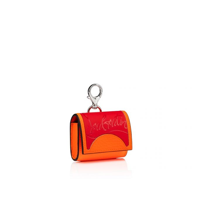 Christian Louboutin M Grilou Airpods Case Creative Læder Pouches Pouches Herre Orange | DK-92293