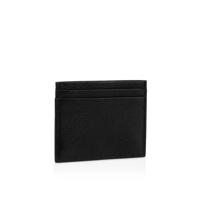 Christian Louboutin M Kios Classic Læder Card Holder Card Holder Herre Rød Sort | DK-76668