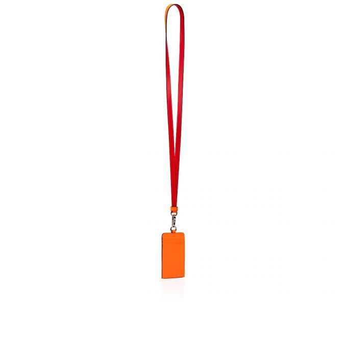 Christian Louboutin M Miloucah Creative Læder Card Holder Card Holder Herre Orange | DK-77667