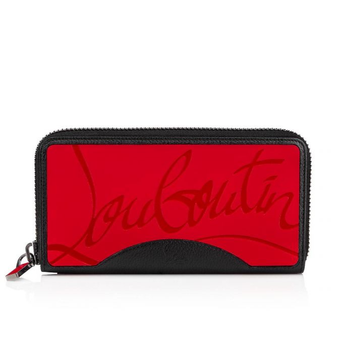 Christian Louboutin M Panettone Wal Classic Læder Wallets Pung Herre Rød Sort | DK-24202