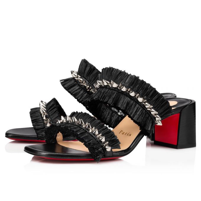 Christian Louboutin Marivodou 55 Mules Mules Dame Sort | DK-43582