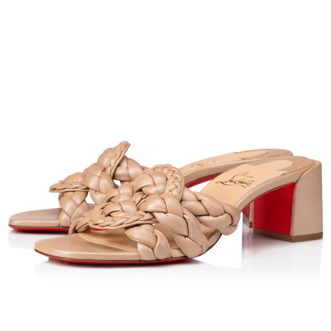 Christian Louboutin Marmela 55 Nappa Sandals Sandaler Dame Beige | DK-20505