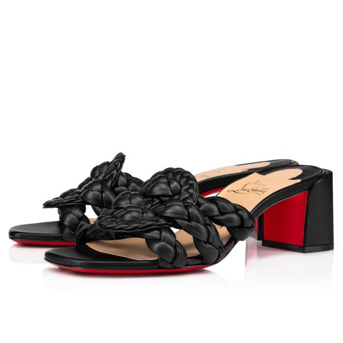 Christian Louboutin Marmela 55 Nappa Sandals Sandaler Dame Sort | DK-83953