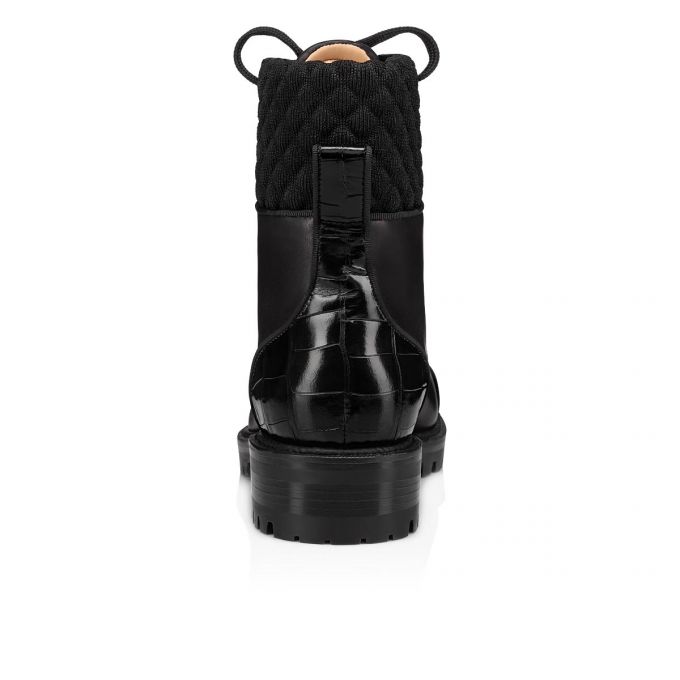 Christian Louboutin Mayr Boot Calf Boots Støvler Dame Sort | DK-14688