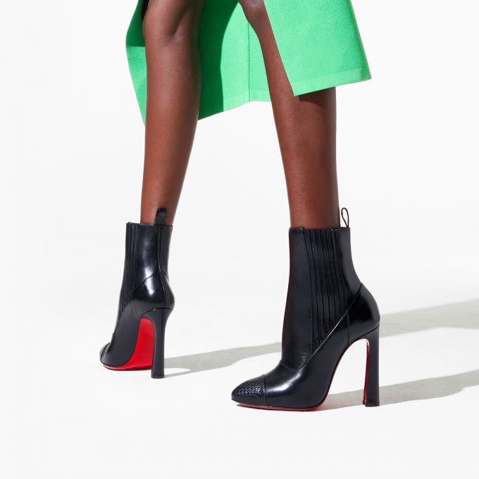 Christian Louboutin Me In The 90s 100 Calf Boots Støvler Dame Sort | DK-71633