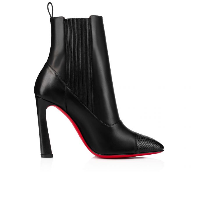 Christian Louboutin Me In The 90s 100 Calf Boots Støvler Dame Sort | DK-71633