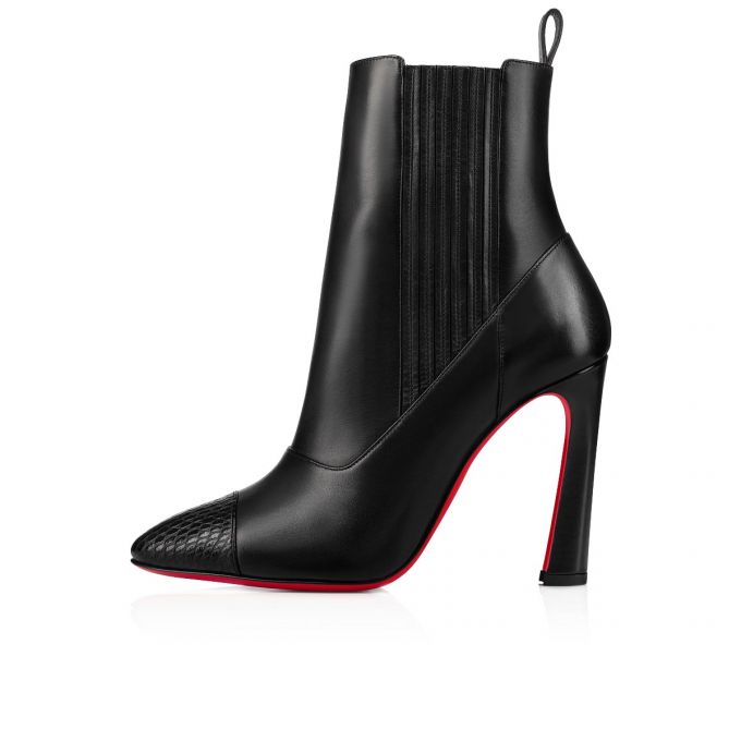 Christian Louboutin Me In The 90s 100 Calf Boots Støvler Dame Sort | DK-71633