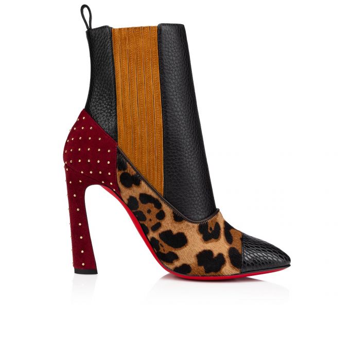 Christian Louboutin Me In The 90s Plume 100 Version Exotic Læder Boots Støvler Dame Flerfarvede | DK-29640