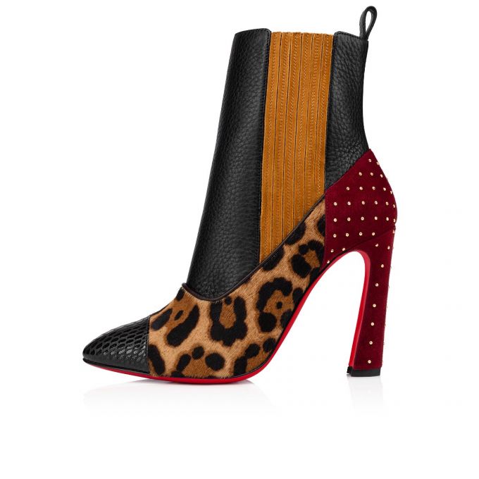 Christian Louboutin Me In The 90s Plume 100 Version Exotic Læder Boots Støvler Dame Flerfarvede | DK-29640