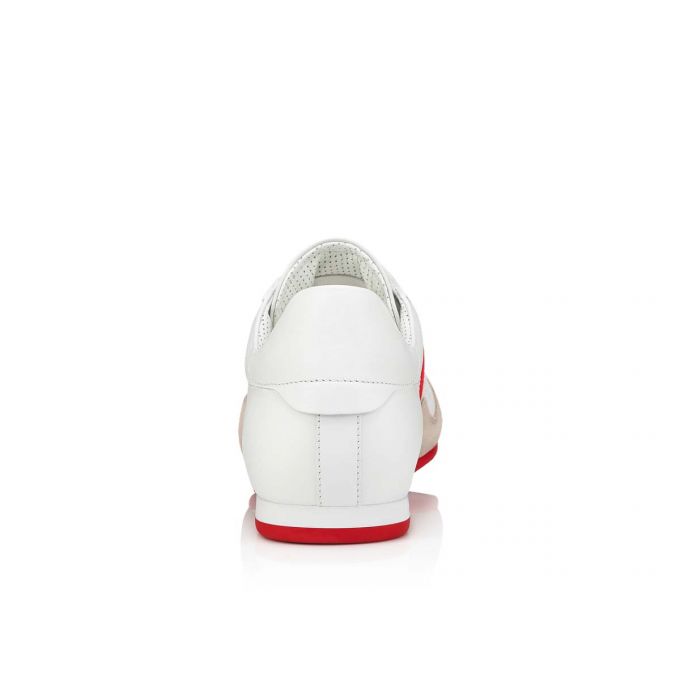 Christian Louboutin My K Low Ruskind Sneakers Sneakers Dame Hvide | DK-01508