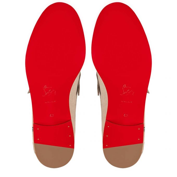 Christian Louboutin No Penny Calf Loafer Loafers Herre Grå | DK-07771