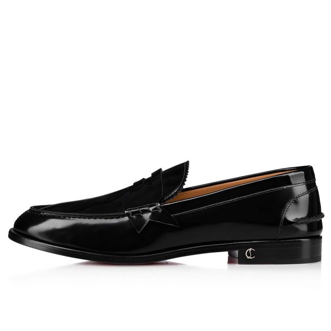 Christian Louboutin No Penny Calf Loafer Loafers Herre Sort | DK-73416