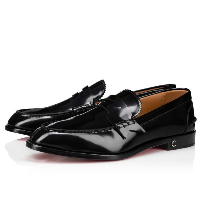 Christian Louboutin No Penny Calf Loafer Loafers Herre Sort | DK-73416