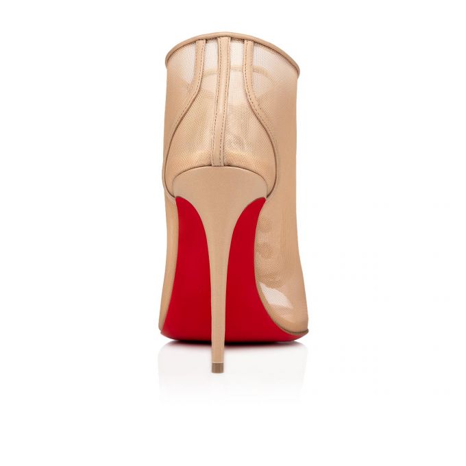 Christian Louboutin Open Ondessa 100 Blonder Boots Støvler Dame Beige | DK-28717