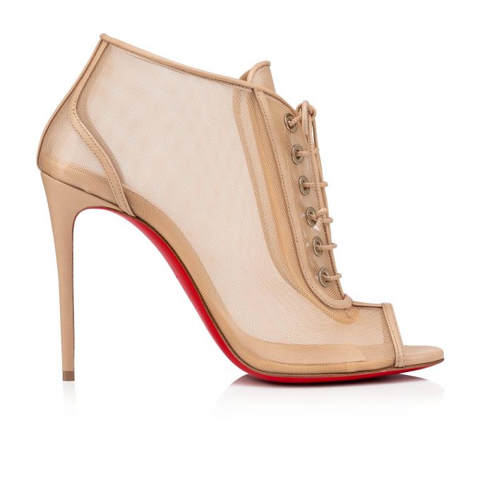 Christian Louboutin Open Ondessa 100 Blonder Boots Støvler Dame Beige | DK-28717