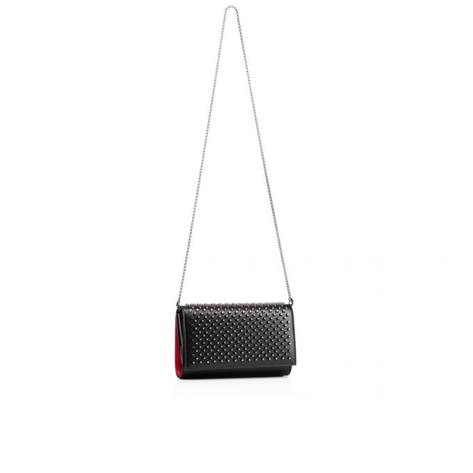 Christian Louboutin Paloma Clutch Classic Læder Cross Body Bags Cross Body Bags Dame Sort | DK-07426