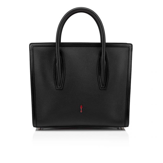 Christian Louboutin Paloma S Medium Classic Læder Top Handles Top Handles Dame Sort | DK-05861