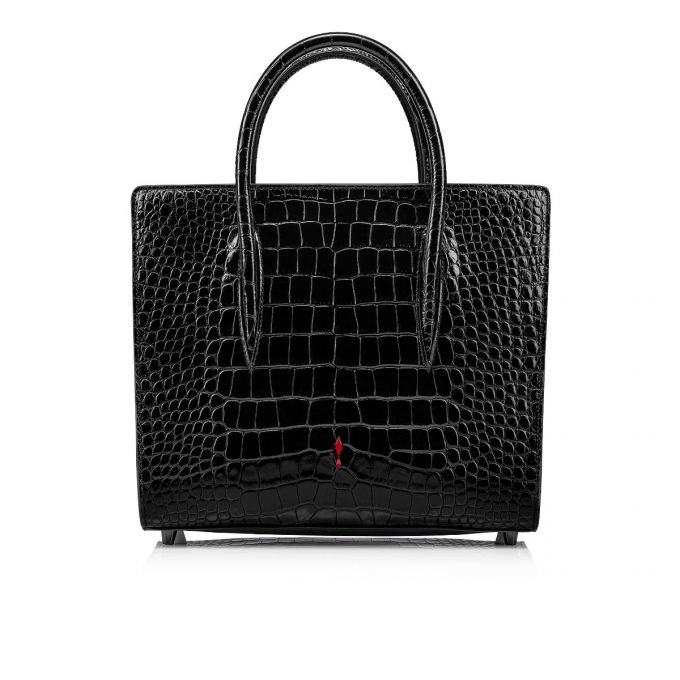 Christian Louboutin Paloma S Medium Creative Læder Top Handles Top Handles Dame Sort | DK-55636