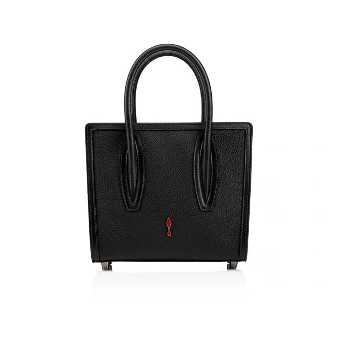 Christian Louboutin Paloma S Mini Classic Læder Top Handles Top Handles Dame Sort | DK-07243