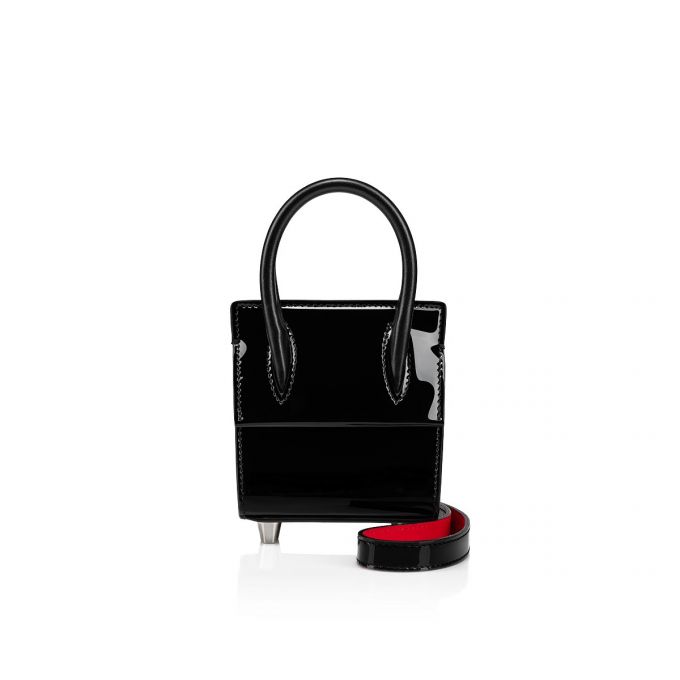 Christian Louboutin Paloma Top Handle Nano Classic Læder Mini Bags Belt Bags & Mini Bags Dame Sort | DK-15107