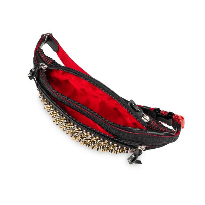 Christian Louboutin Parisnyc Classic Læder Bum Bags Bum Bags Herre Sort Flerfarvede | DK-13424