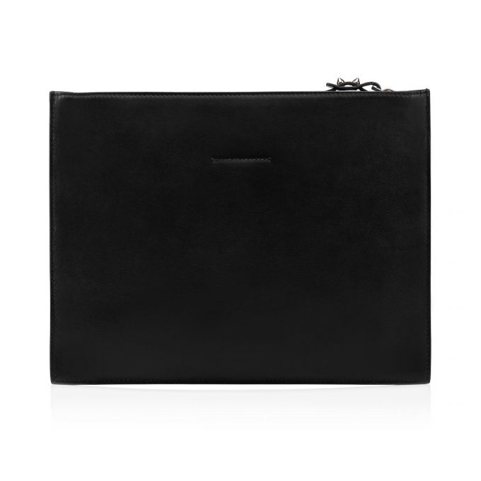 Christian Louboutin Pifpouch Classic Læder Pouches Pouches Herre Sort Flerfarvede | DK-38573