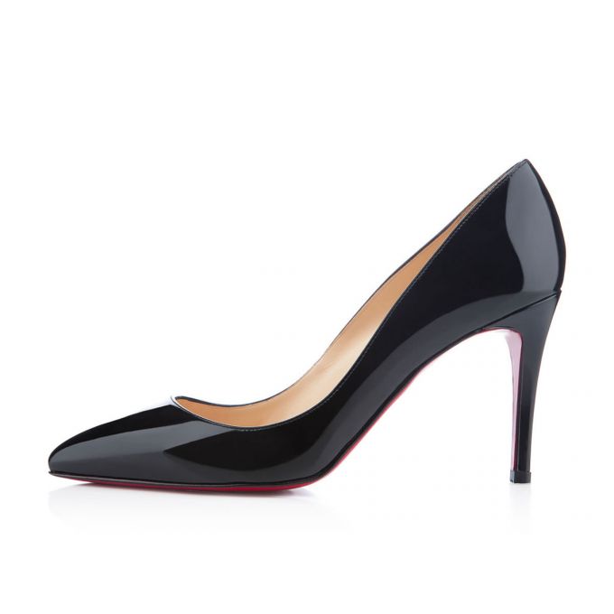 Christian Louboutin Pigalle 085 85 Lak Pumps Pumps Dame Sort | DK-47815